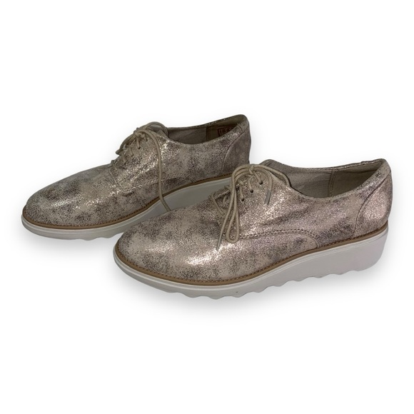 NEW Clarks Collection Women's Sharon Crystal Oxford Shoes Size 8.5 - Picture 1 of 6
